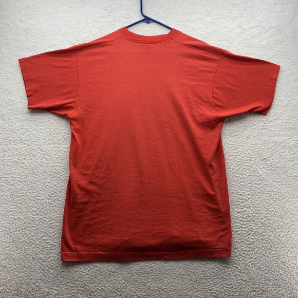 VTG‎ Newberry College Single Stitch T-Shirt Mens XL Red Science Olympiad - Picture 6 of 11